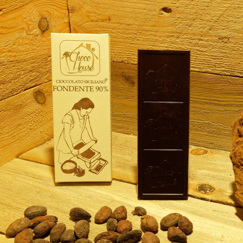 cioccolato fondente 90 fatto in sicilia chocohouse 2022